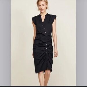 Veronica Beard Black Midi Dress